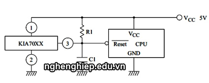 Hình 25 - KIA70xx tạo tín hiệu Reset để khởi động CPU